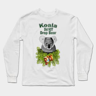 Cute Cartoon Koala Long Sleeve T-Shirt